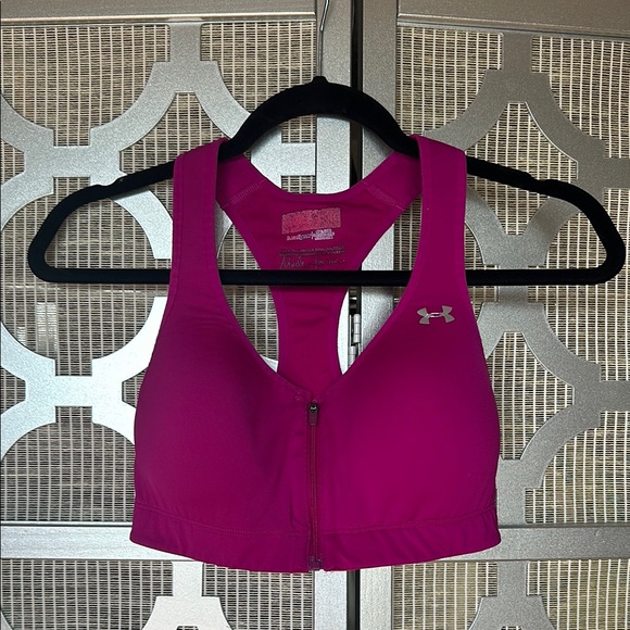 Under Armour Other - Under Armour Pink Athletic Sports Bra with Racerback